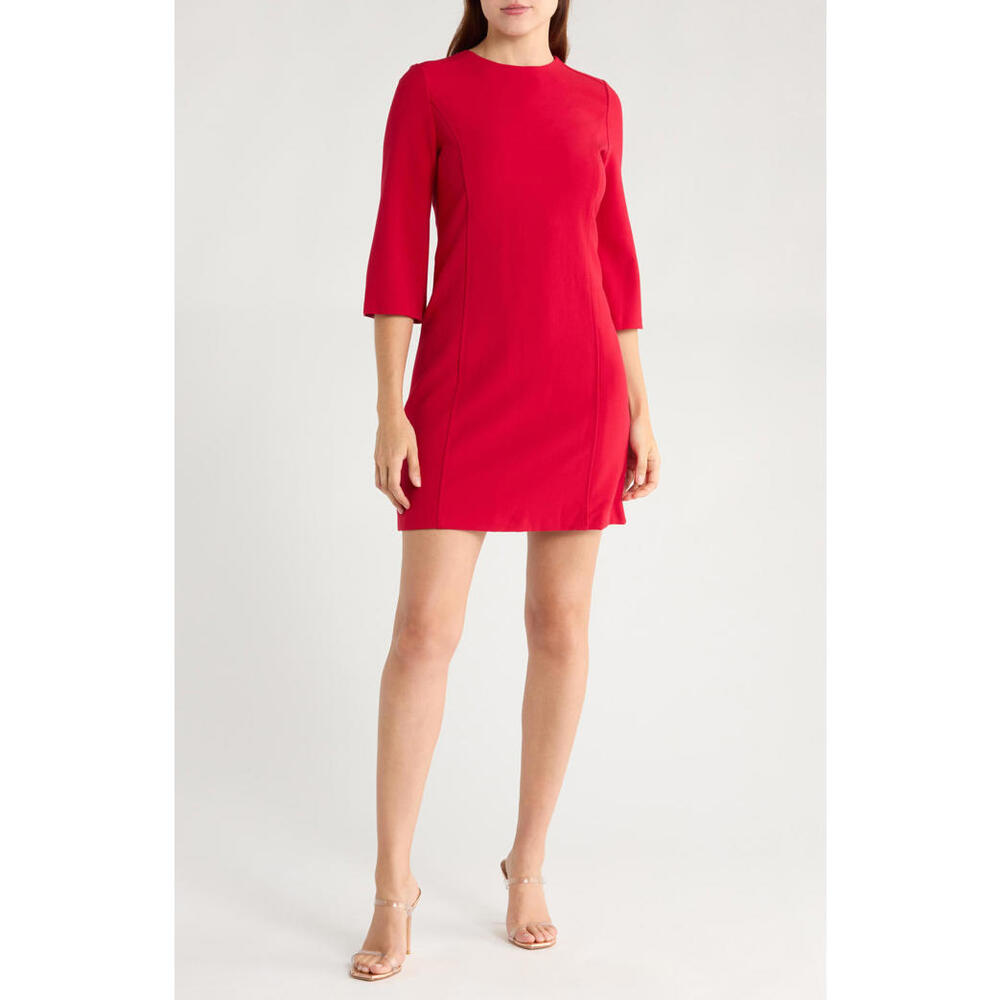 NWT! Alice + Olivia Gem Shift Dress in Deep Ruby Size 2